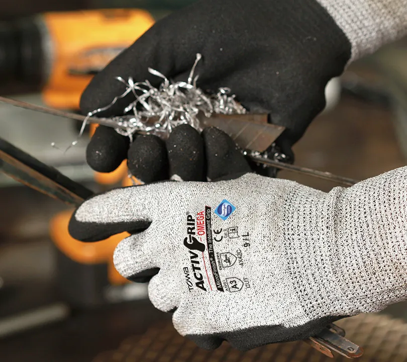 Nitrile Gloves Towa - AG540 ACTIVGRIP OMEGA Uso