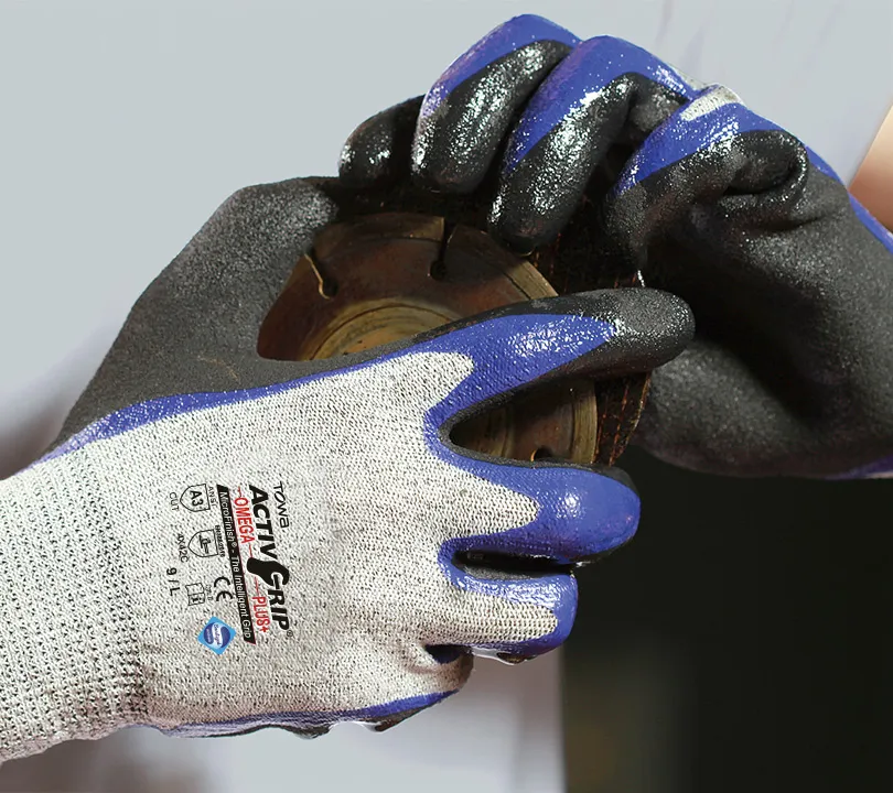Guantes de nitrilo Towa - AG541 ACTIVGRIP OMEGA Uso Guantes de nitrilo Towa - AG541 ACTIVGRIP OMEGA Uso