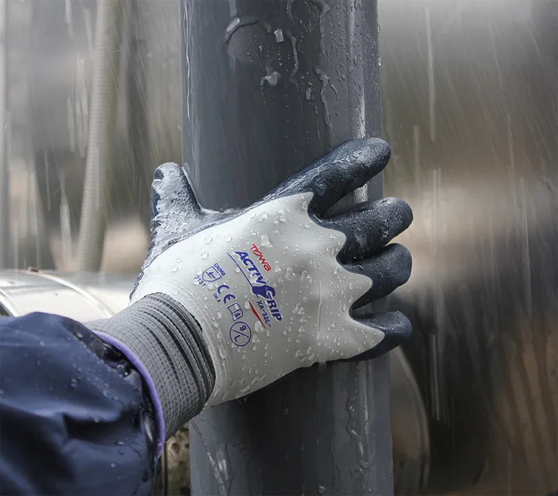 Latex Gloves Towa - XA326 ACTIVGRIP Uso