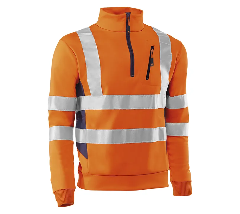 Sweat Haute visibilité CAT II - HV791 STRATOS Sweat Haute visibilité CAT II - HV791 STRATOS