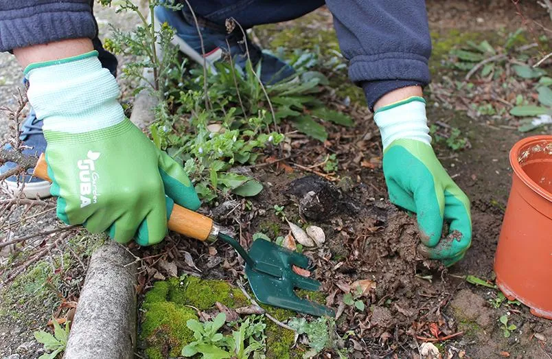 guantes para plantar