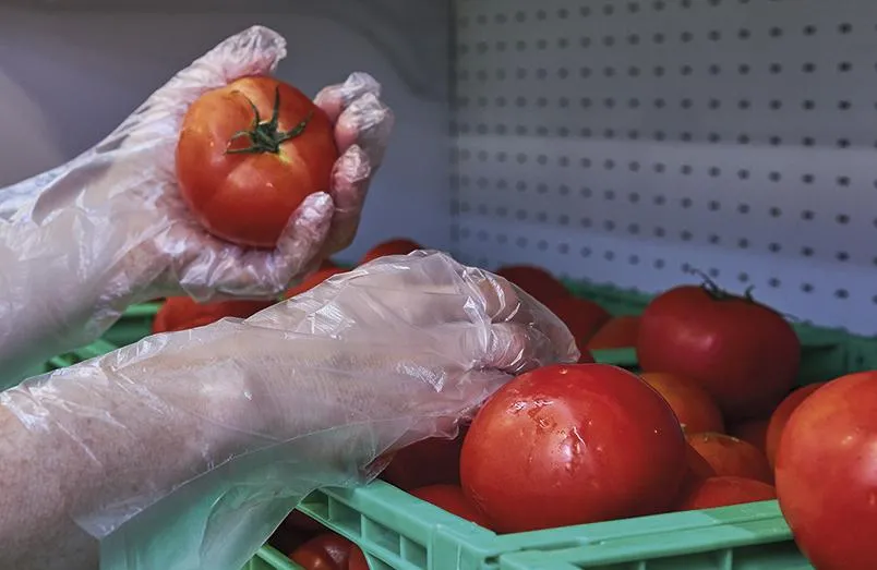 guantes para tomates
