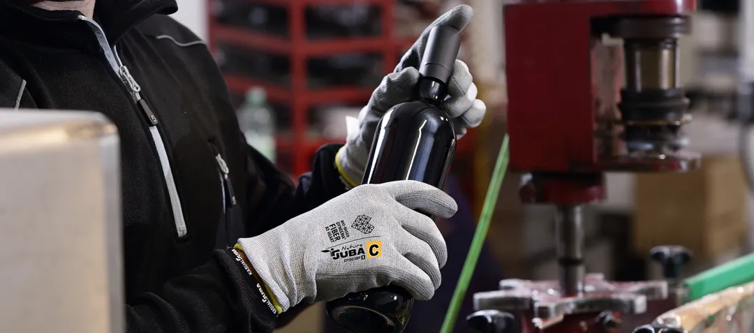 guantes para botellas