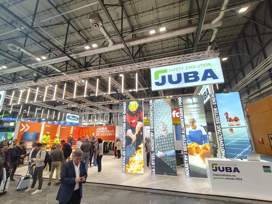 Juba presenta en SICUR sus últimas innovaciones en guantes de protección y vestuario laboral