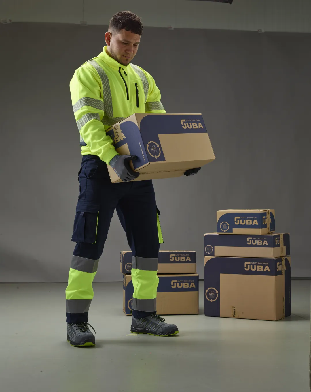 Haz que te vean: banda segmentada en ropa de alta visibilidad