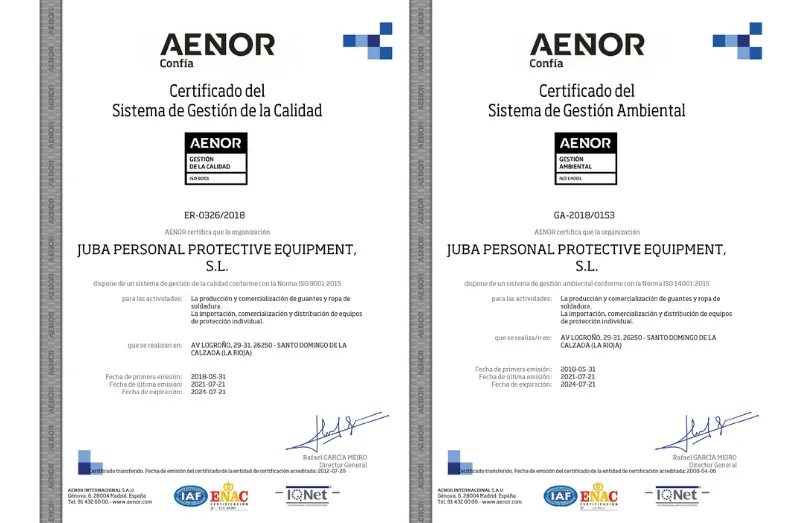 certificaciones aenor
