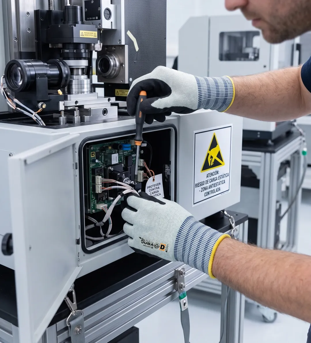 KR4418NT: resistente al corte, disipador de cargas electroestáticas y poliéster reciclado
