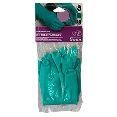 Guantes de nitrilo Juba - 821 INTERFACE PLUS guante envasado verde