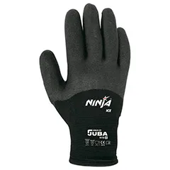 guante ninja negro y gris