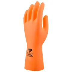guante clásico naranja largo