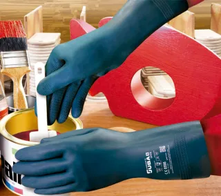 Guantes de neopreno/látex Juba - 321CB GRANDEUR 70 Uso