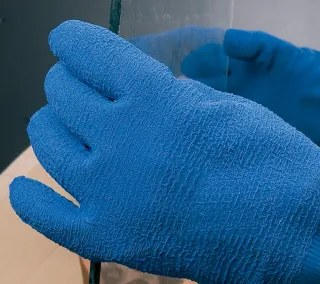 Latex Gloves Juba - 5802 BLUE-TEX Uso